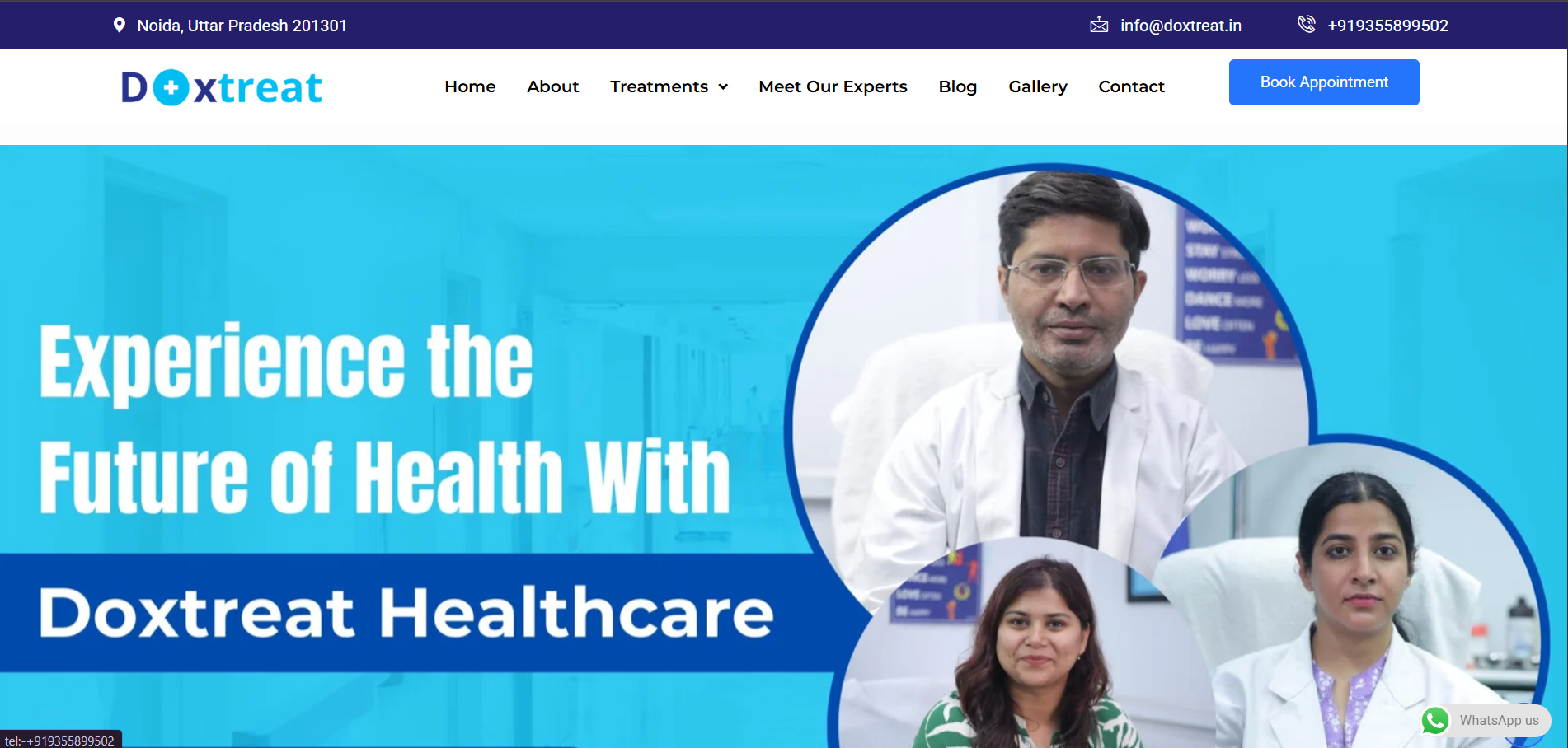 doxtreat WordPress preview